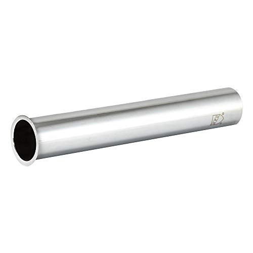 EZ-FLO 1-1/4 x 8 Inch 22-Gauge Steel Flanged Sink Tailpiece, Brass Plumbing Fitting, Chrome Finish, 35134 - Image 2