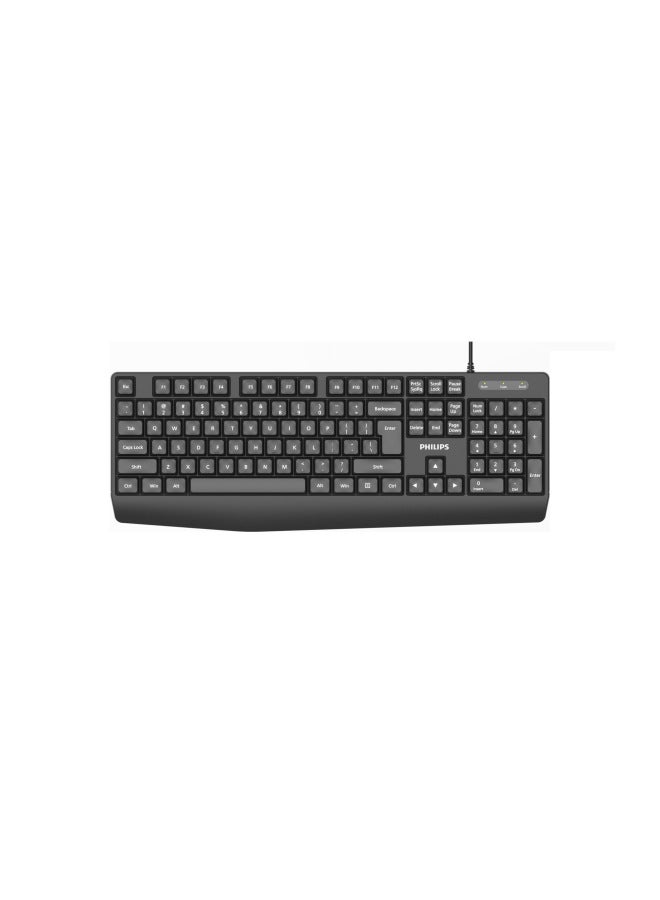Feili 6234 Computer Office Usb Keyboard All-in-one Desktop Notebook Keyboard Mouse Suit-Color:Philips K237 Keyboard Special Price - Image 1