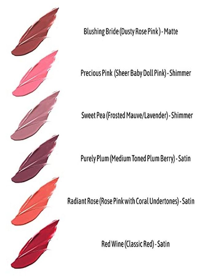 Mom's Secret Natural Lipstick, Organic, Vegan, Gluten Free, Cruelty Free, Slim Package, Made In The Usa, 0.07 Oz. (Red Wine Satin)  - Image 3