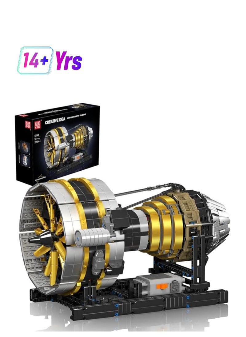 Mould King 10141 Aircraft engine Building Set, small engine building set model, aviation enthusiast building model, adult and children building set toy 2256 pieces 14+