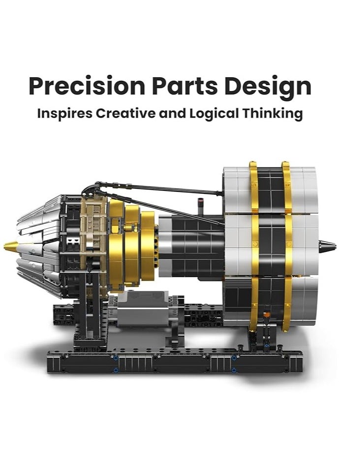 Mould King 10141 Aircraft engine Building Set, small engine building set model, aviation enthusiast building model, adult and children building set toy 2256 pieces 14+