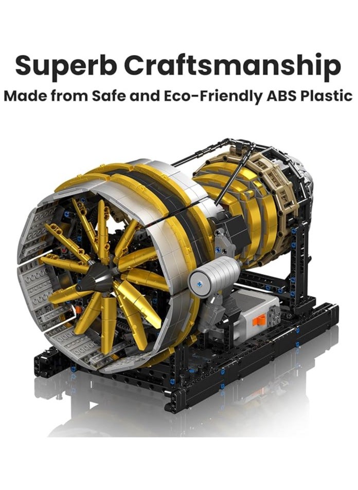 Mould King 10141 Aircraft engine Building Set, small engine building set model, aviation enthusiast building model, adult and children building set toy 2256 pieces 14+