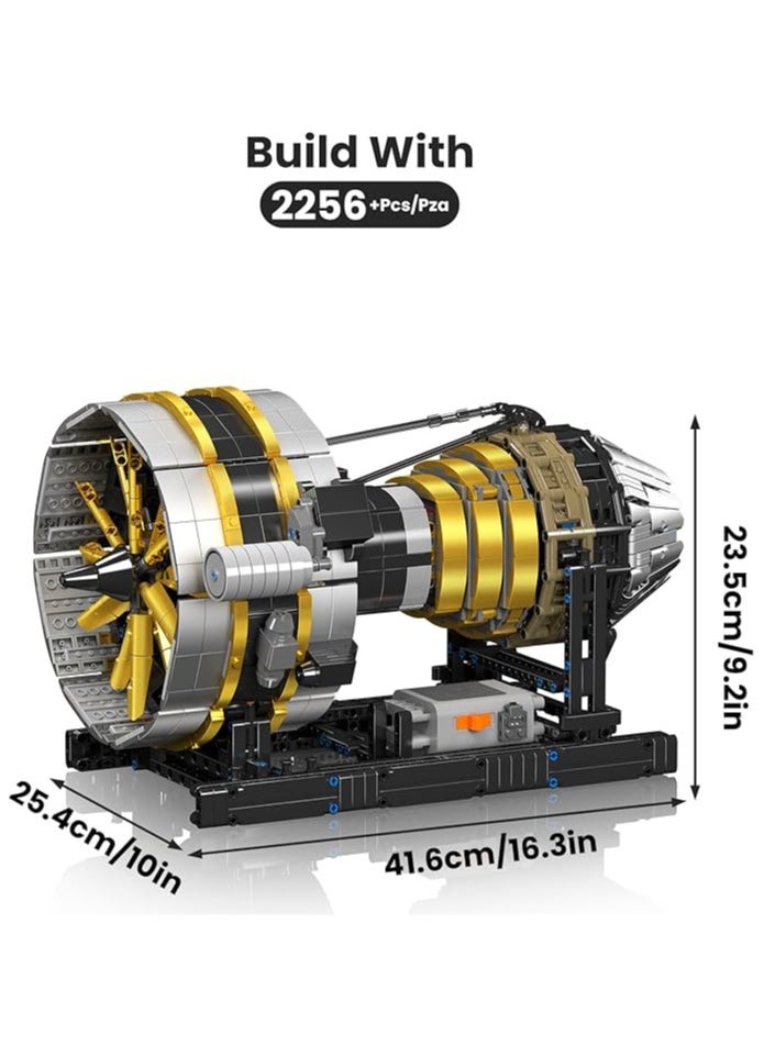 Mould King 10141 Aircraft engine Building Set, small engine building set model, aviation enthusiast building model, adult and children building set toy 2256 pieces 14+