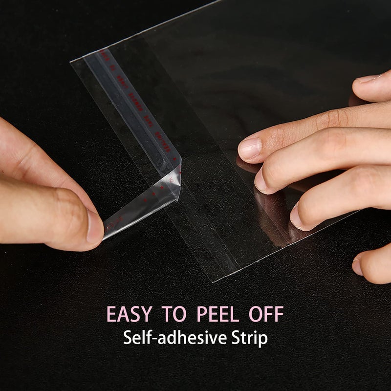 mastBus mastBus Plastic Transparent Bopp Sealable Self Adhesive Polybags For Packing Saree Cloth Shirts Pant Pack Of 100 12X16 Inch  - Image 5