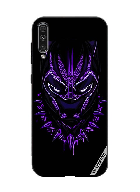 Protective Case Cover For Samsung Galaxy A50/A50s Black Panther Design Multicolour