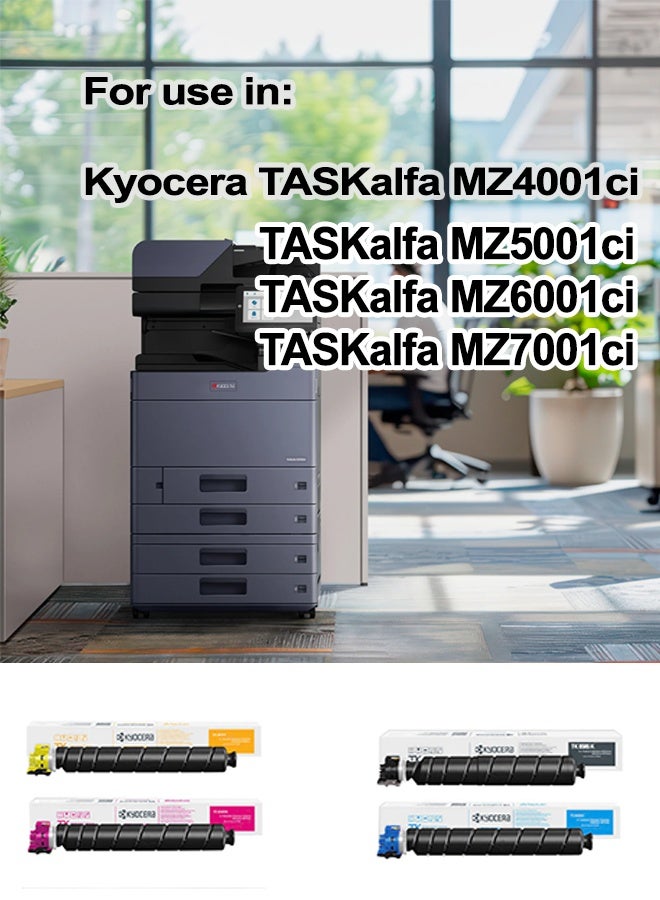 كيوسيرا Original Kyocera TK-8585 Toner Cartridges for TASKalfa MZ4001ci/MZ5001ci/MZ6001ci/MZ7001ci -(4-Pack) - Image 3