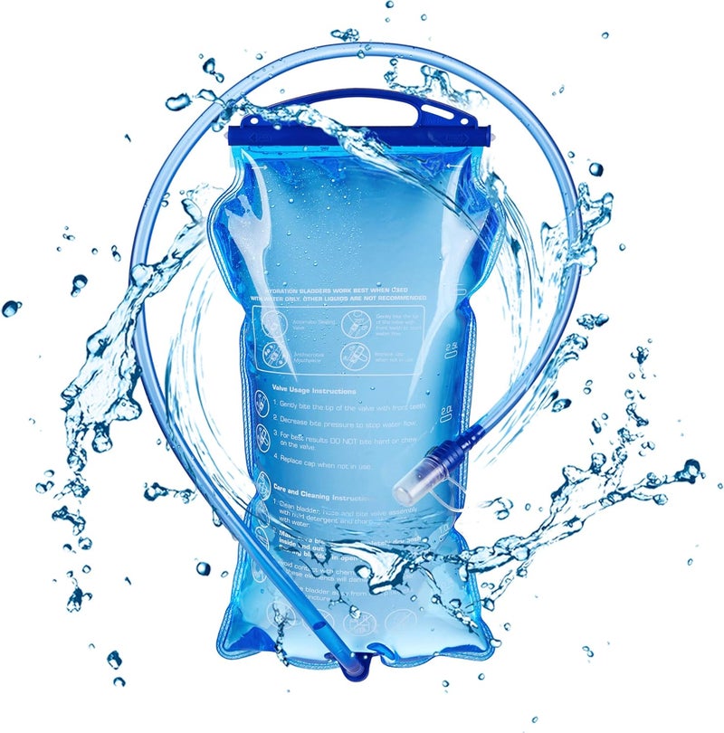 TRIWONDER Hydration Bladder Water Reservoir 1.5 Liter 2L 3L BPA Free Water Bladder for Running Cycling Hiking Camping Backpack - Image 1