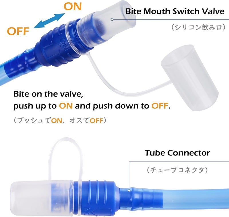 TRIWONDER Hydration Bladder Water Reservoir 1.5 Liter 2L 3L BPA Free Water Bladder for Running Cycling Hiking Camping Backpack - Image 4