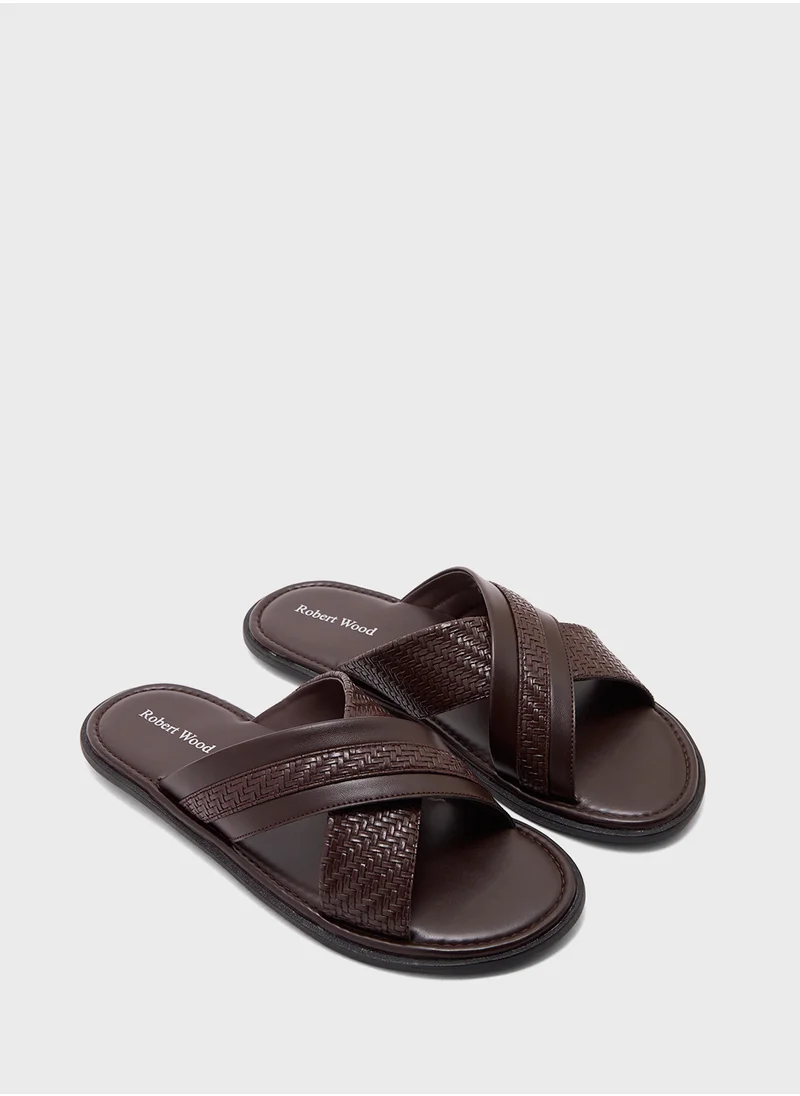 روبرت وود Cross Strap Sandal