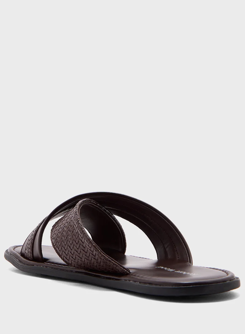 Robert Wood Cross Strap Sandal
