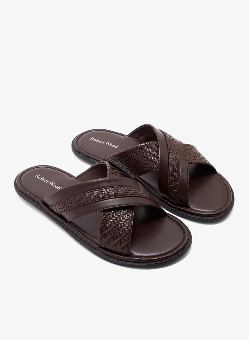 Robert Wood Cross Strap Sandal