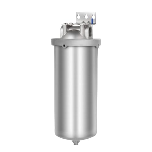 Amwater NSF/ANSI 42 Certification Big+ Stainless Steel Filter Housing for 10”Length,4.5"OD Filter Cartridge(10" C Housing-1.5NPT) - Image 1
