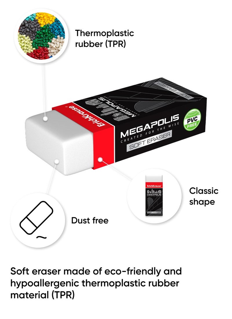 ErichKrause Eraser MEGAPOLIS  - Image 2