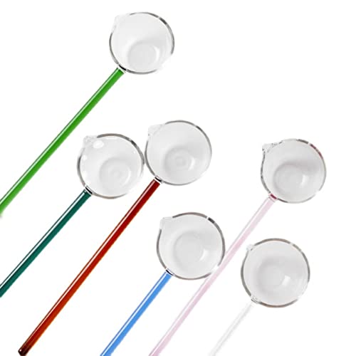 CALANDIS® Cooking Ladle Cooking Sauce Gravy Spoon for Punch Soup Sauce Egg Restaurant Green | Glass | 1 Piece Spoon - Image 5