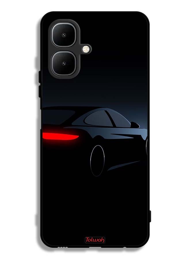 Tolwak Infinix Smart 10 Protective Case Cover Dark Car