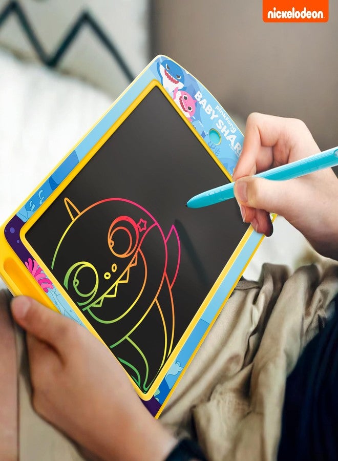 Lollipop - Drawing Tablet for Kids - Baby Shark Rainbow LCD Doodle Pad +3 with Stylus, Baby Drawing Board for Travel - Color Writing Tablet, Educational Electronic Learning Toy - Image 3