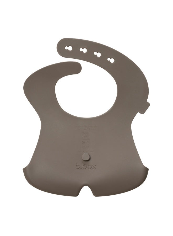b.box Batman Silicone Bib, Stay open Catcher, Rolls for Easy on the go use, Non-stick silicone, Adjustable, Tapered Fit, Dishwasher Safe, From 4m+ - Image 2