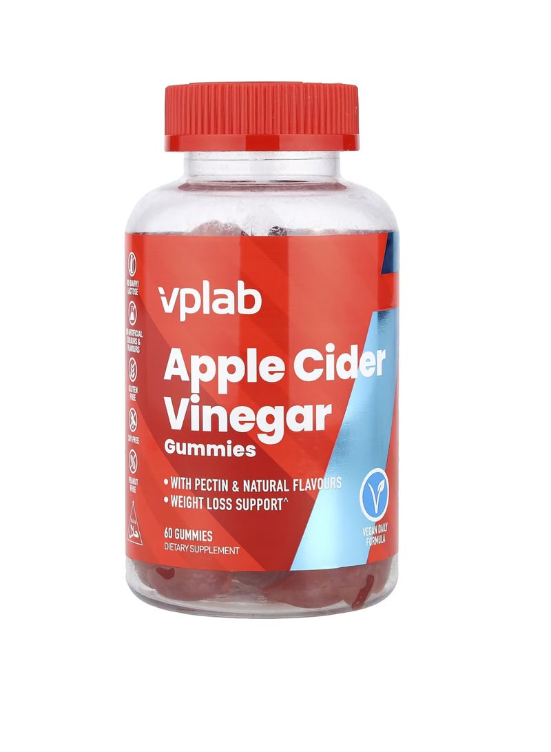 Apple Cider Vinegar Gummies, 60 Gummies