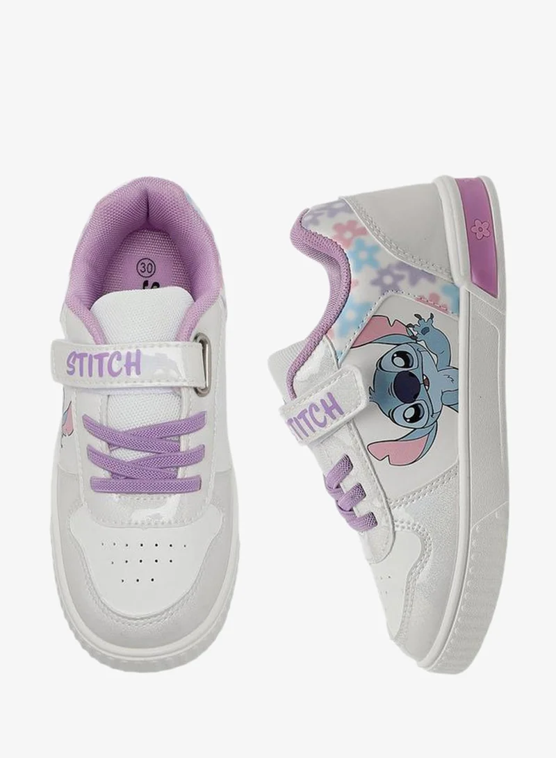 ديزني Girls Hook & Loop Ankle Sneakers