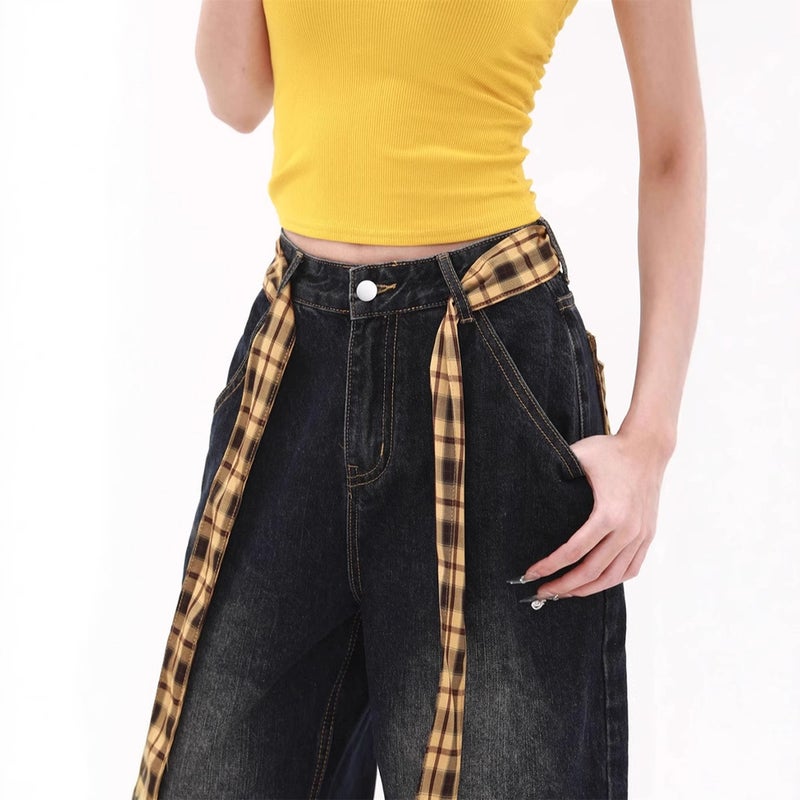 Unisex Casual Daily Denim Jeans - Image 2