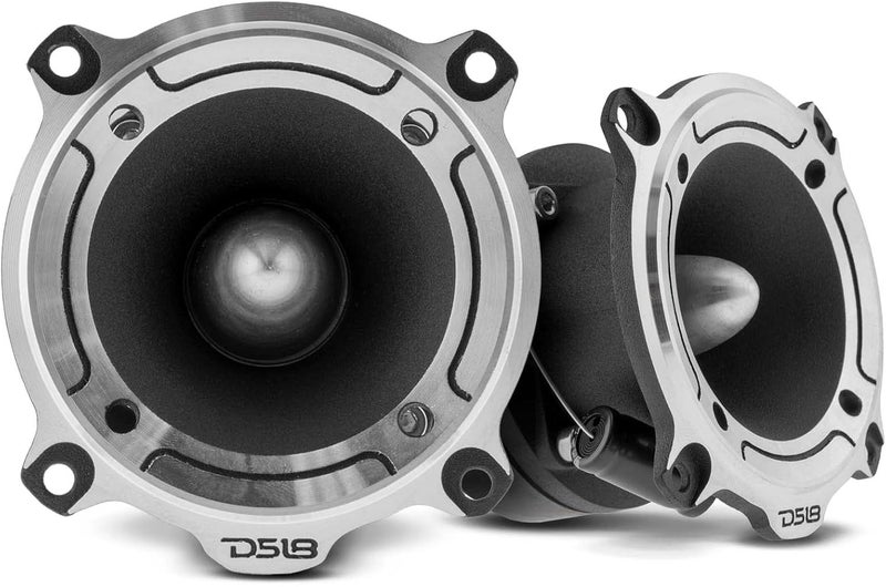 DS18 PRO-TW220 Aluminum Super Bullet Tweeter 1" 350W Max 225W RMS with Built In Crossover (2 Speakers Included) - Image 1
