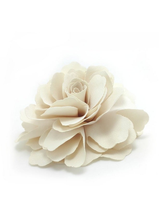 Meilliwish - Camellias Flower Hair Clip And Brooch Pin 1 Pcs(Cream) (A74) - Image 1