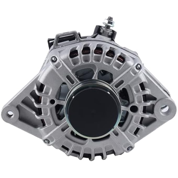FEIDKS Alternator Compatible with Kia Soul 2017-2019, Rio 2018-2019, Seltos 2021 & Hyundai Accent 2018-2019, 1.6L, 12V 130A 6-Groove Clutch Pulley Clockwise Replace# 2626125 373002B970 - Image 4