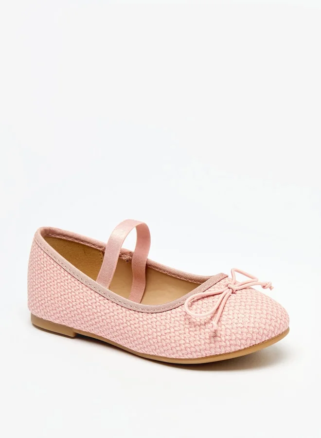 Flora Bella By Shoexpress Girls Casual Elastic Round Toe Ballerinas