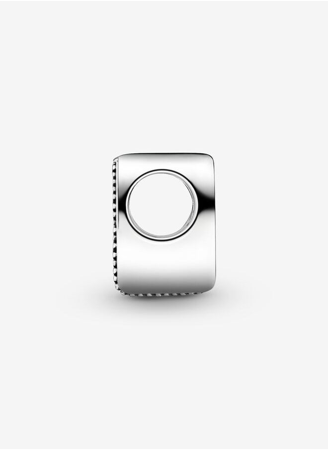PANDORA - Pandora Moments Letter R Silver Charm 797472 - Image 1