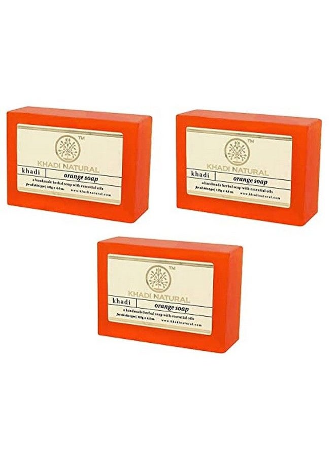 Khadi Natural - Orange Soap (Pack Of 3) - Image 1