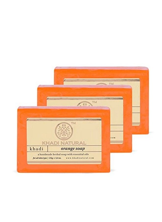 Khadi Natural - Orange Soap (Pack Of 3) - Image 1