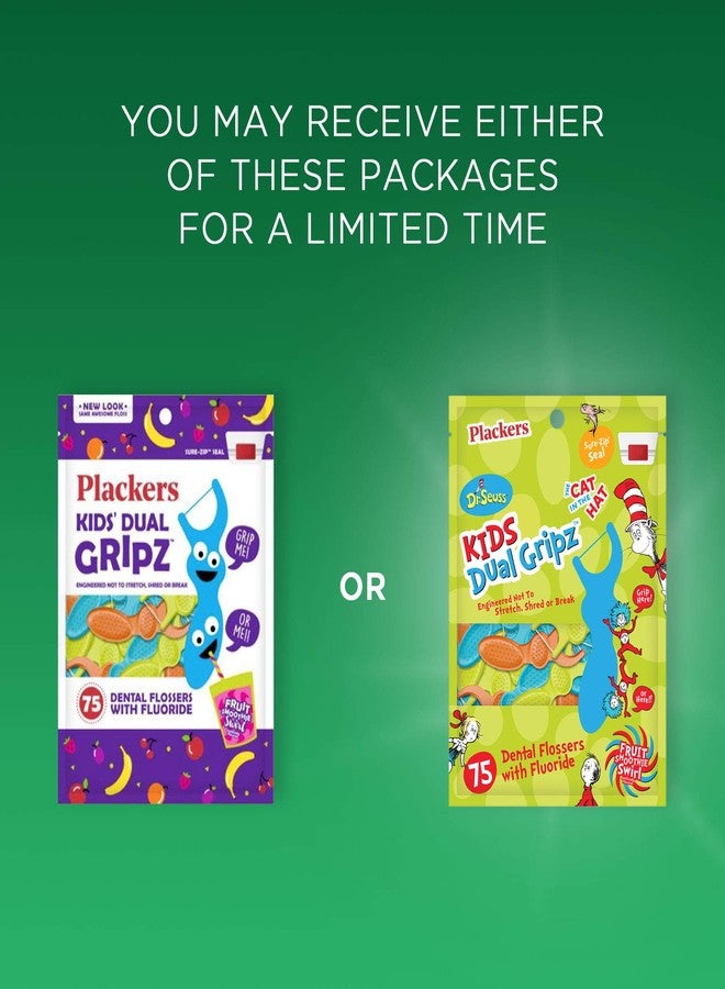 بلاكرز خيوط تنظيف الأسنان للأطفال من بلاكرز - 75 خيطًا بمقبض مزدوج يناسب مختلف الأعمار - Image 3