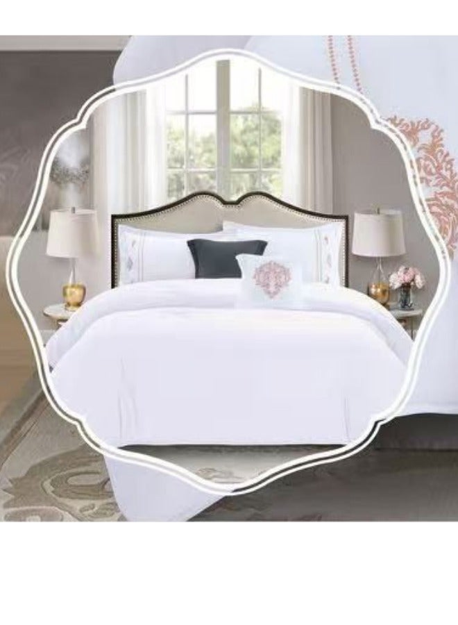 SMART HOME Embroidered two-sided quilt set, two-sided mattress, consisting of 6 pieces, quilt with 6-piece filling, 100% microfiber, quilt size 240 x 260 cm - Image 2