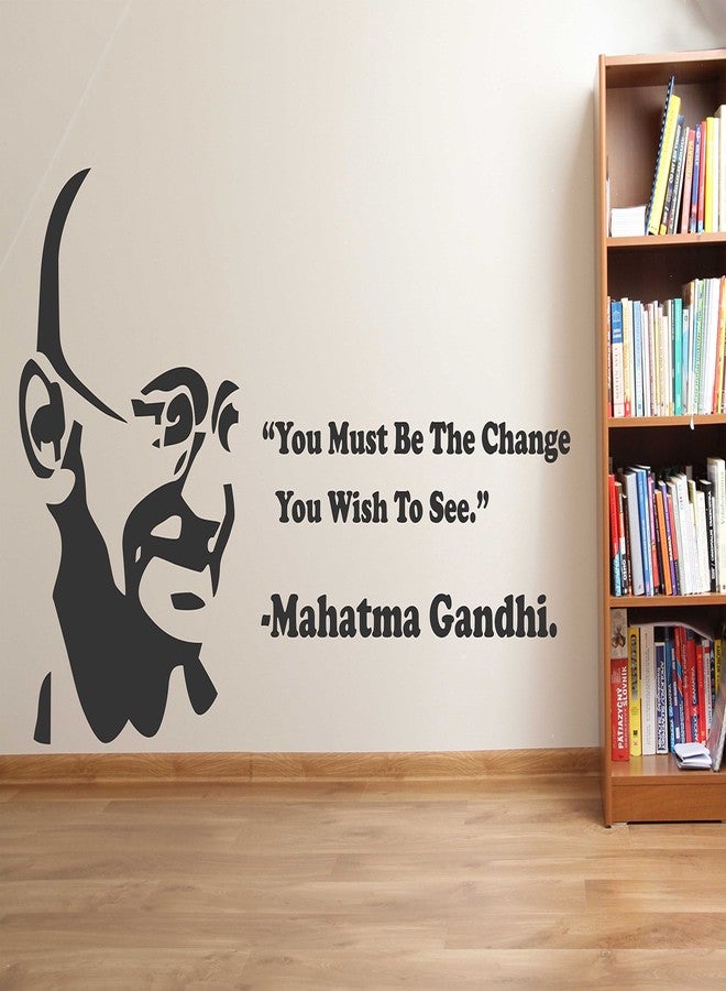 Wallstick Mahatma Gandhi Quotes wallsticker (Vinyl 60 cm x 35 cm) - Image 1