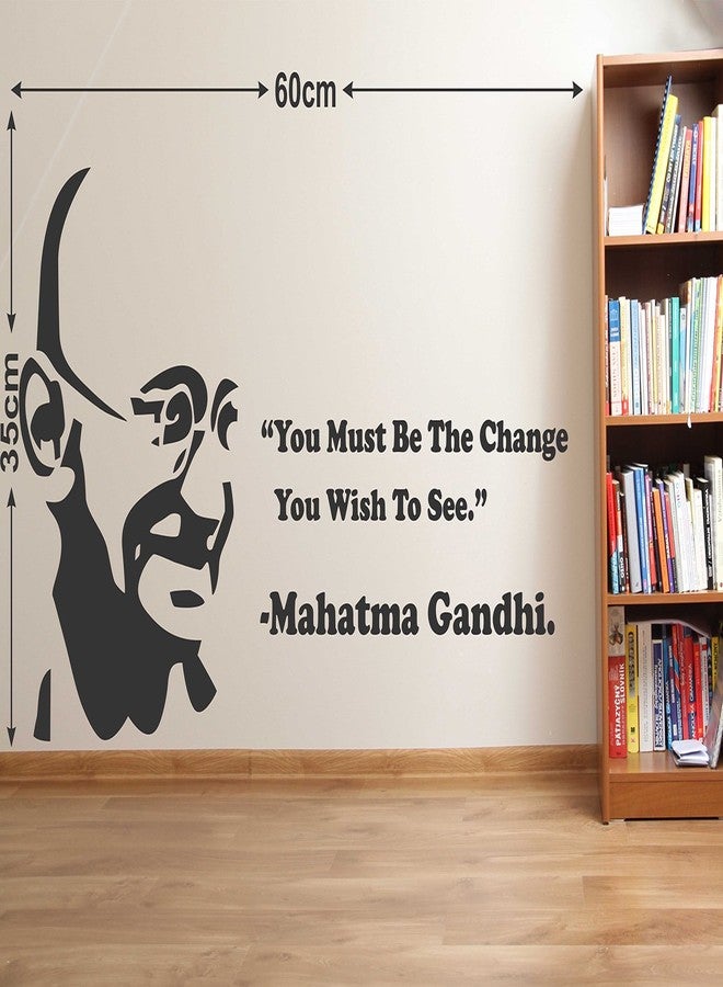 Wallstick Mahatma Gandhi Quotes wallsticker (Vinyl 60 cm x 35 cm) - Image 2