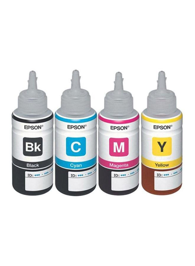 EPSON 664 4-Piece Refillable Ink Bottle Black/Cyan/Magenta/Yellow - Image 1