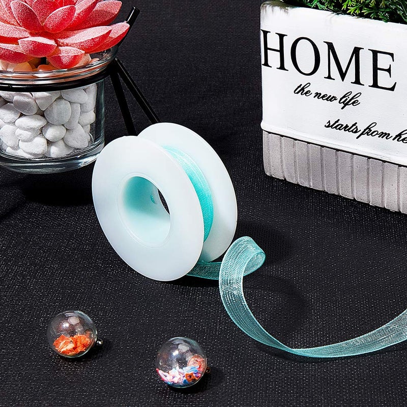 PH PandaHall بي إتش باندا هول 20 حزمة بكرة فارغة، بكرة شريط بلاستيكية، بكرة خيوط للتجديل، بكرة خيوط فارغة، بكرة شريط، بكرة بيضاء للخيوط والتطريز، 2.16x0.78 بوصة - Image 4