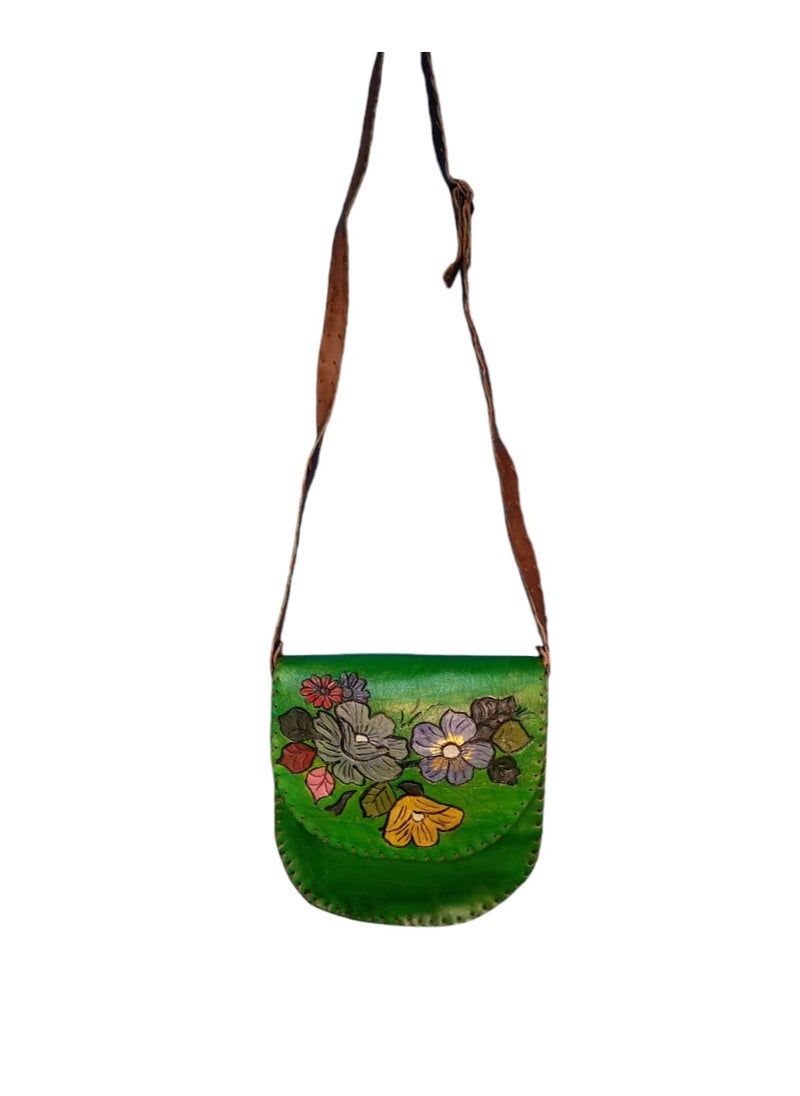 Sheer - Fashionable Leather Crossbody Bag - Image 1