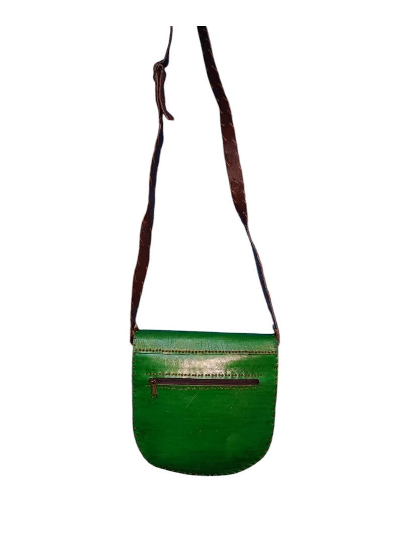 Sheer - Fashionable Leather Crossbody Bag - Image 1