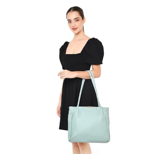Caprese womens LFG T Medium AQUA Tote Bag - Image 2