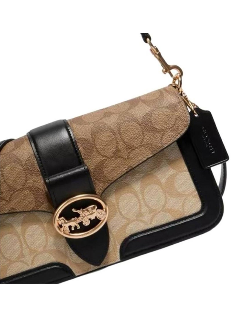 coachoutlet COACH Khaki - Black Women Shoulder Bag 5509 IMRKY - Image 2