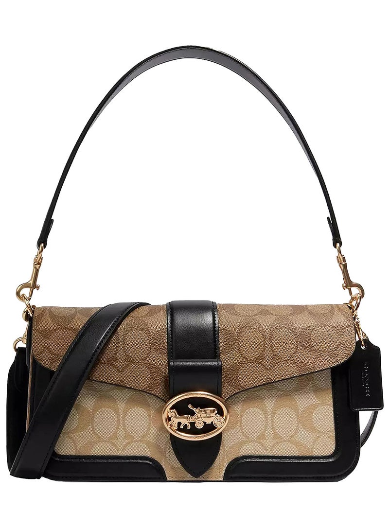 coachoutlet COACH Khaki - Black Women Shoulder Bag 5509 IMRKY - Image 1