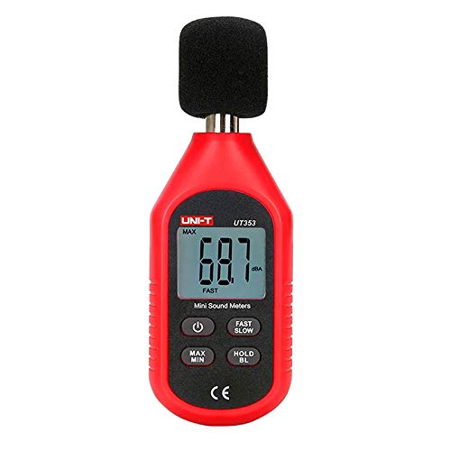 UNI-T UT353BT Decibel Meter, Sound Level Meter Range 30-130 dB Accuracy 1.5dB Noise Meter with Large LCD Screen Display, MAX/MIN, Data Hold, Use for Home, Noisy Neighbor, Factory - Image 1