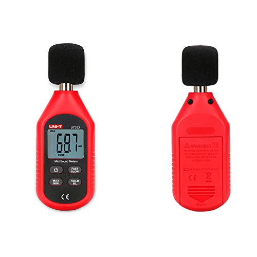 UNI-T UT353BT Decibel Meter, Sound Level Meter Range 30-130 dB Accuracy 1.5dB Noise Meter with Large LCD Screen Display, MAX/MIN, Data Hold, Use for Home, Noisy Neighbor, Factory - Image 4