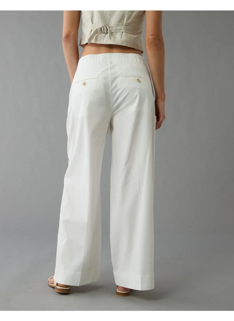 American Eagle AE Poplin Pull-On Pant