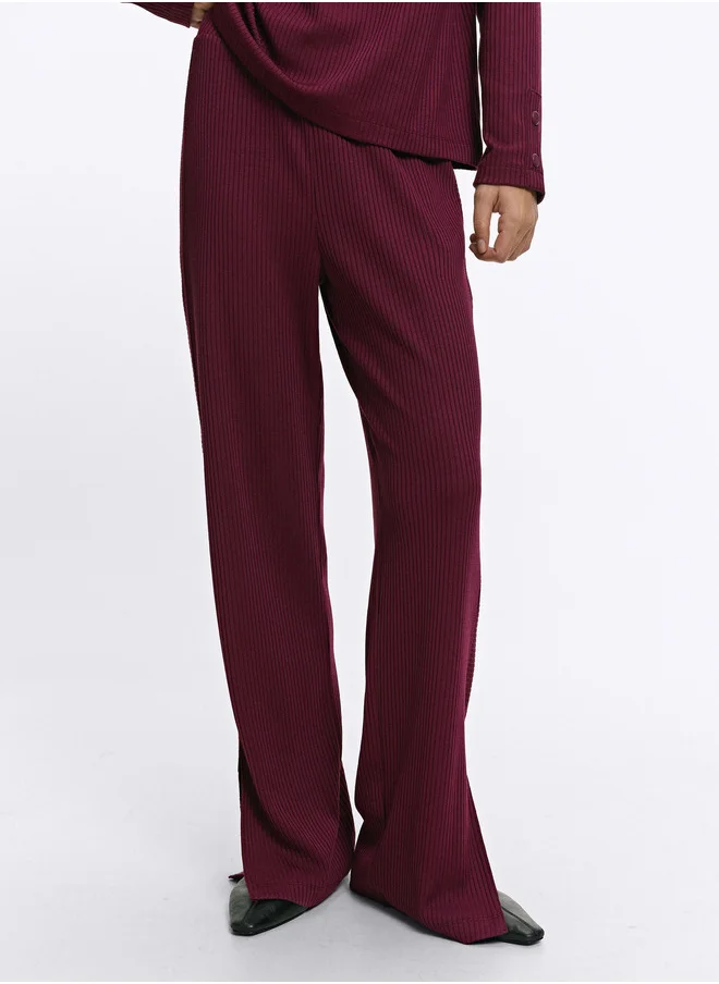 PARFOIS Trousers With Elastic Waistband