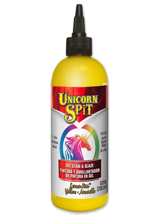 Unicorn SPiT 5771004 Gel Stain & Glaze Lemon Kiss 8.0 Fl Oz Bottle - Image 1