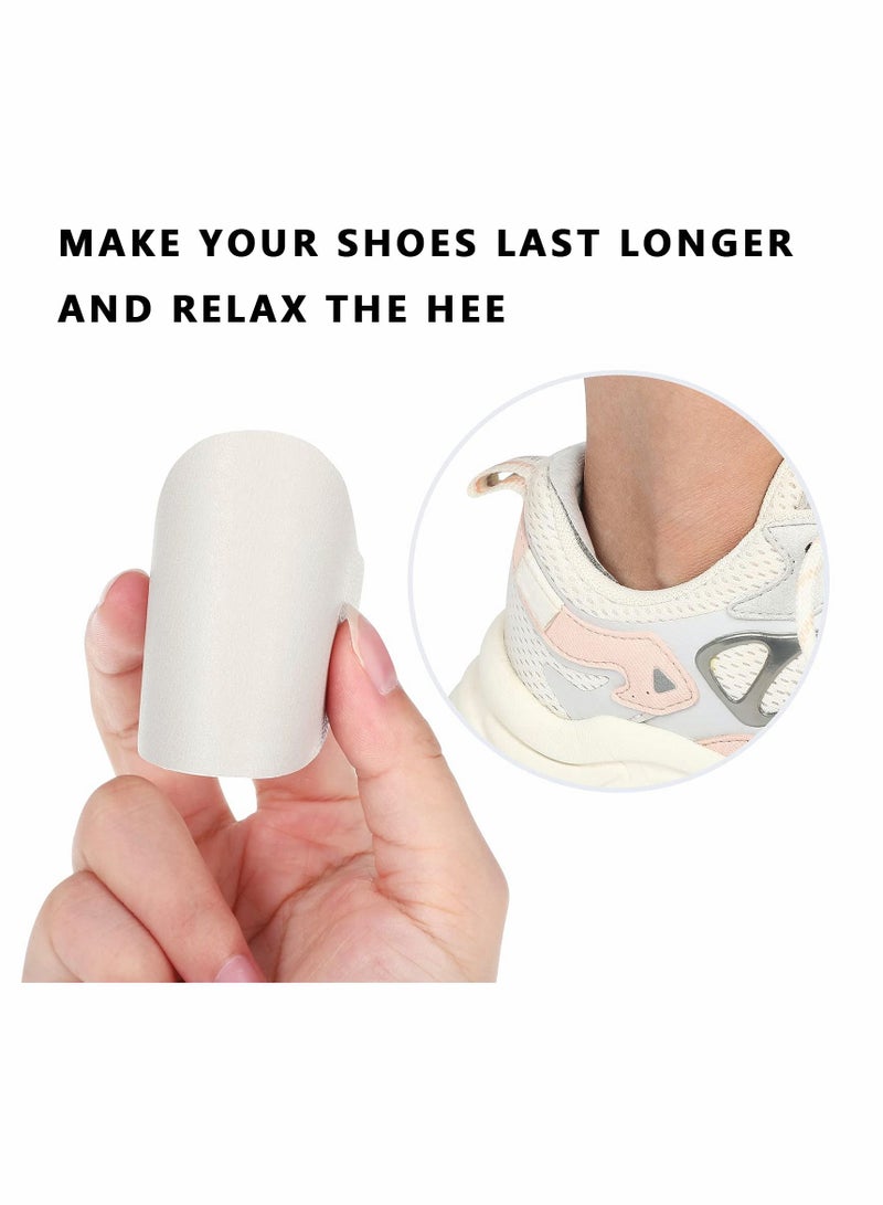 KASTWAVE Shoe Heel Repair Patch Kit, KASTWAVE Shoe Sneaker Hole Repair Patch Self-Adhesive Shoe Heel Wear Hole Prevention Patch Insert for Most Types of Shoes and Seats, Large and Small (8 Pairs) - Image 3