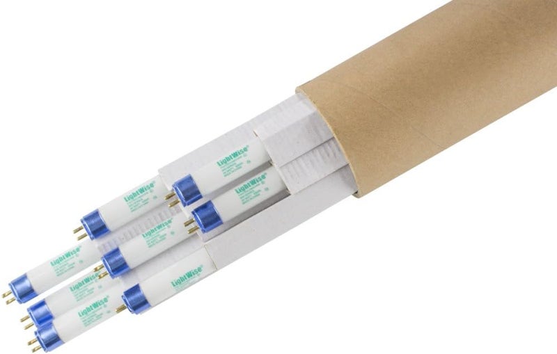 LightWise LWF54T5HO865 8pack 4 FT 6500K T5 HO Fluorescent Grow Light Bulbs (8, 6500k - Blue - Veg) - Image 1