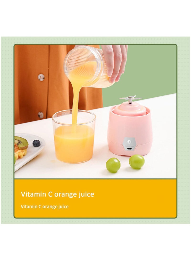 DETREND كوب عصير محمول، زجاجات خلط للسفر مع إمكانية إعادة الشحن عبر USB للمشروبات والعصائر، للاستخدام المحمول في الرياضة والصالة الرياضية والهواء الطلق - Image 3